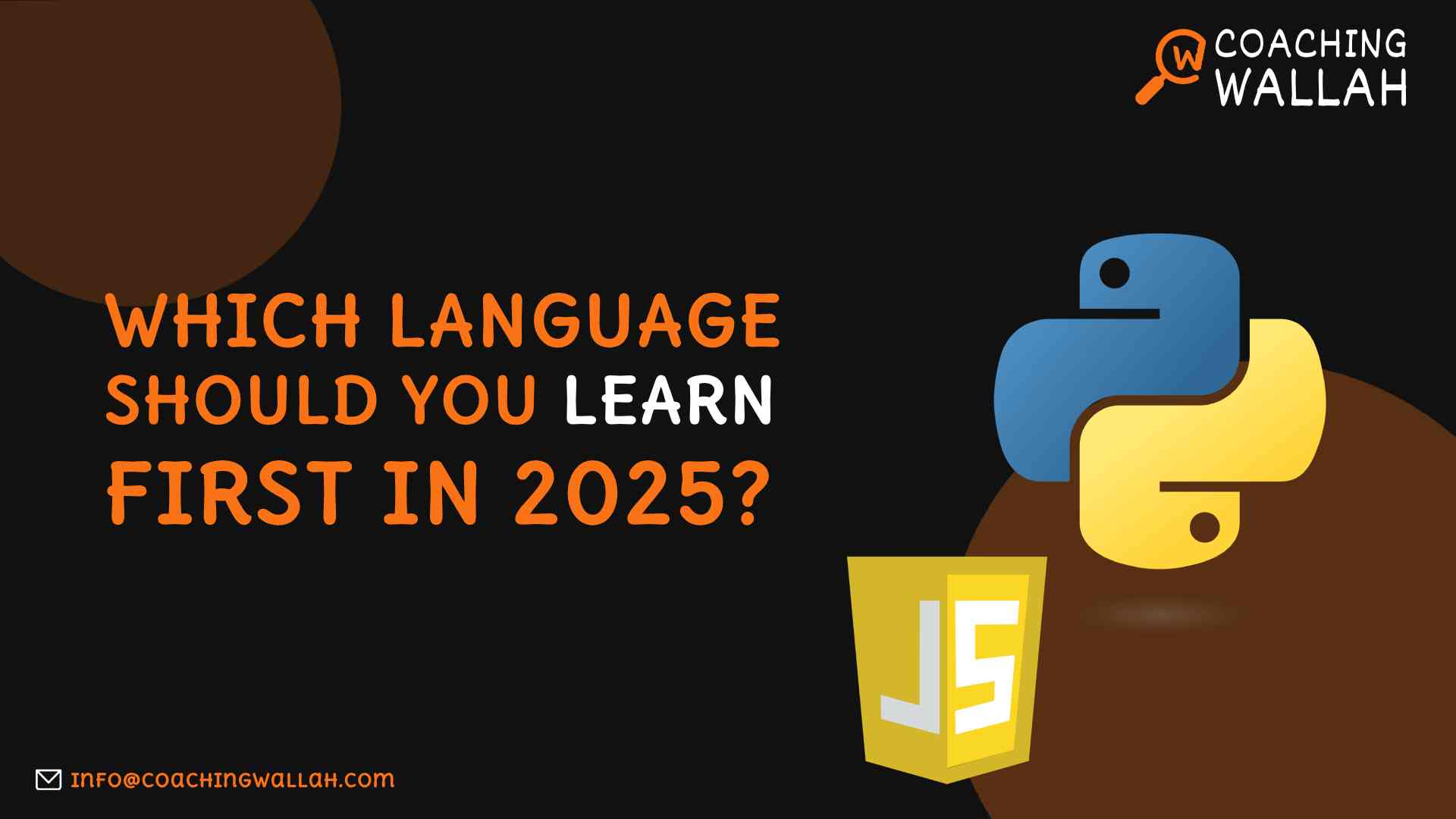 Python vs JavaScript: Which One Should You Learn First in 2025?